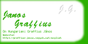 janos graffius business card